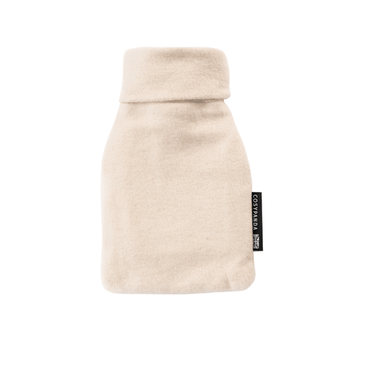 Mini Bamboo Cover and Natural Rubber Hot Water Bottle - Bamboo