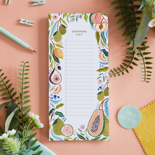 Fruity Shopping List Notepad