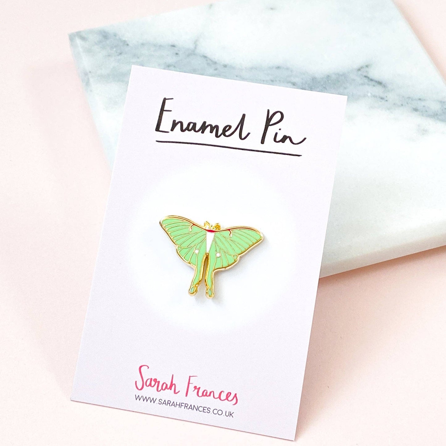 Luna Moth Enamel Pin