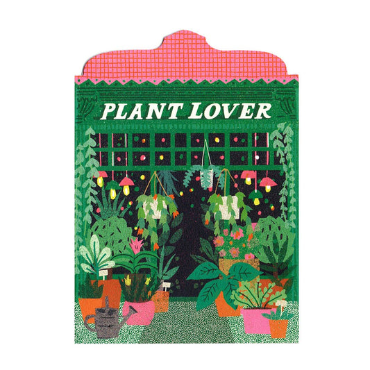 Plant Lover Shop Botanical Die Cut Card