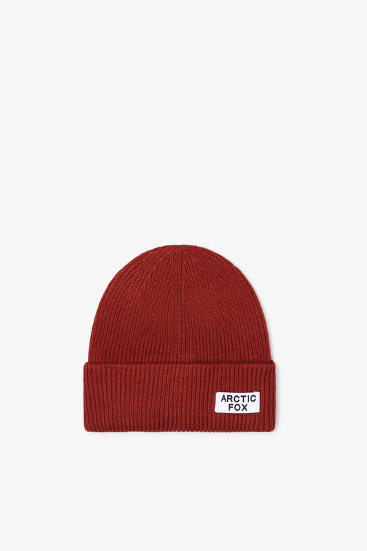 Recycled Bottle Beanie - Deep Terracotta - AW24