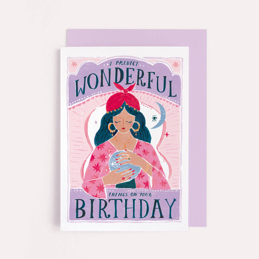 Fortune Teller Crystal Ball Birthday Card