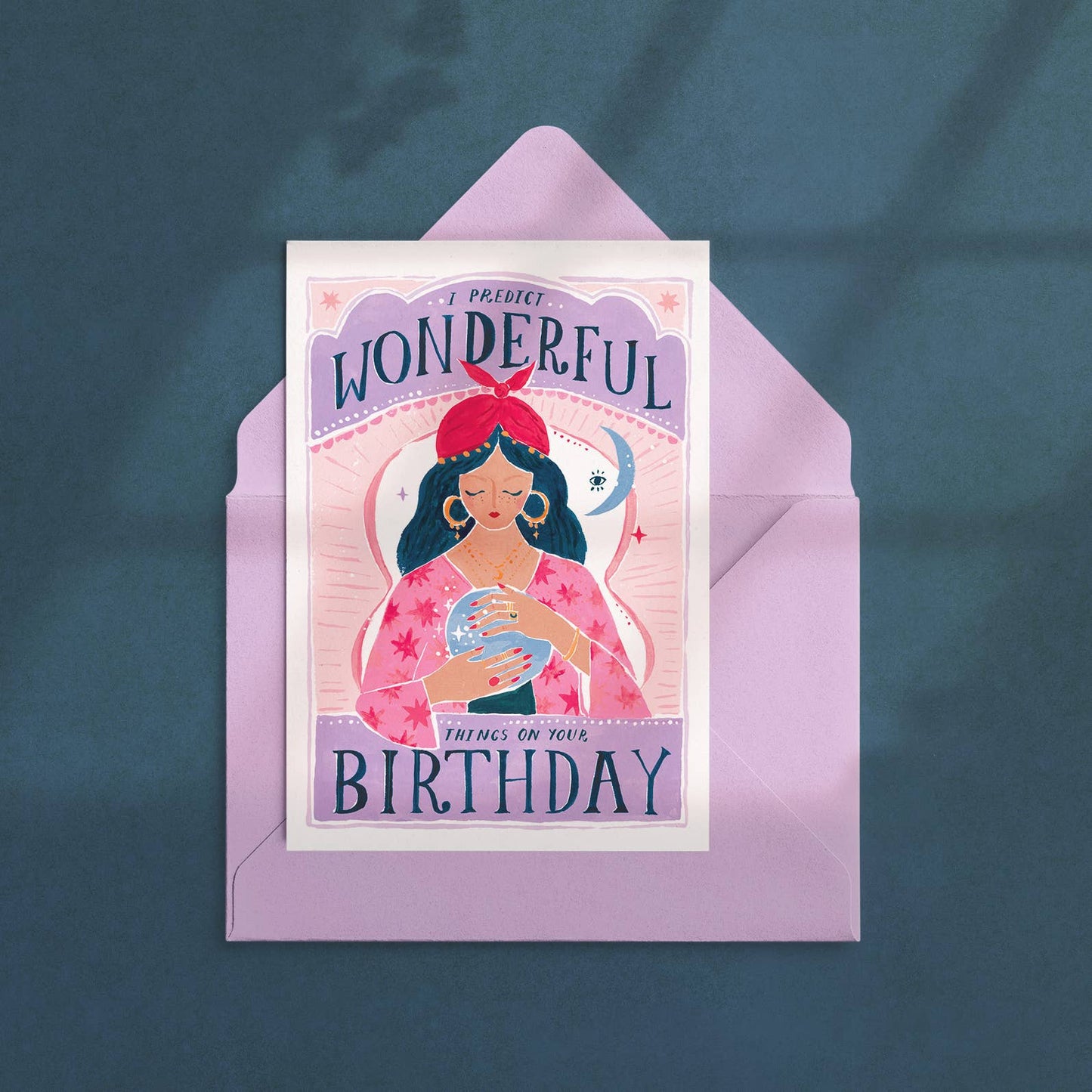 Fortune Teller Crystal Ball Birthday Card