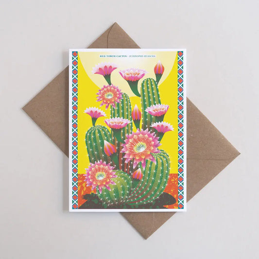 Cacti Botanical Card