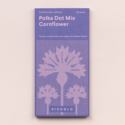 Piccolo Seeds - Cornflower Polka Dot Mix