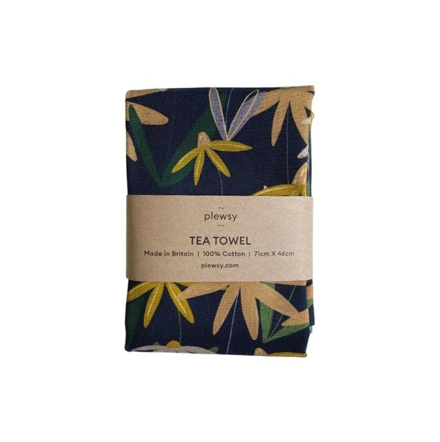 Daisy Print Tea Towel