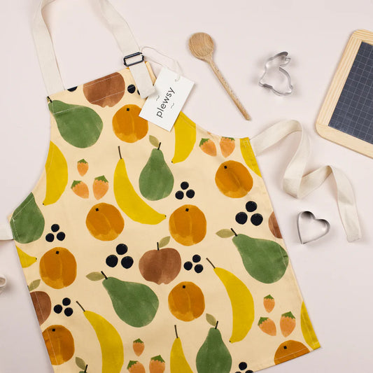 Childrens Apron, Fruit Salad Print