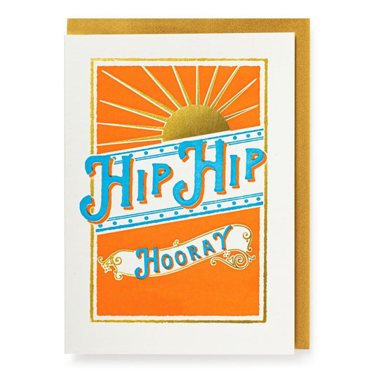 Hip Hip Hooray Celebration card