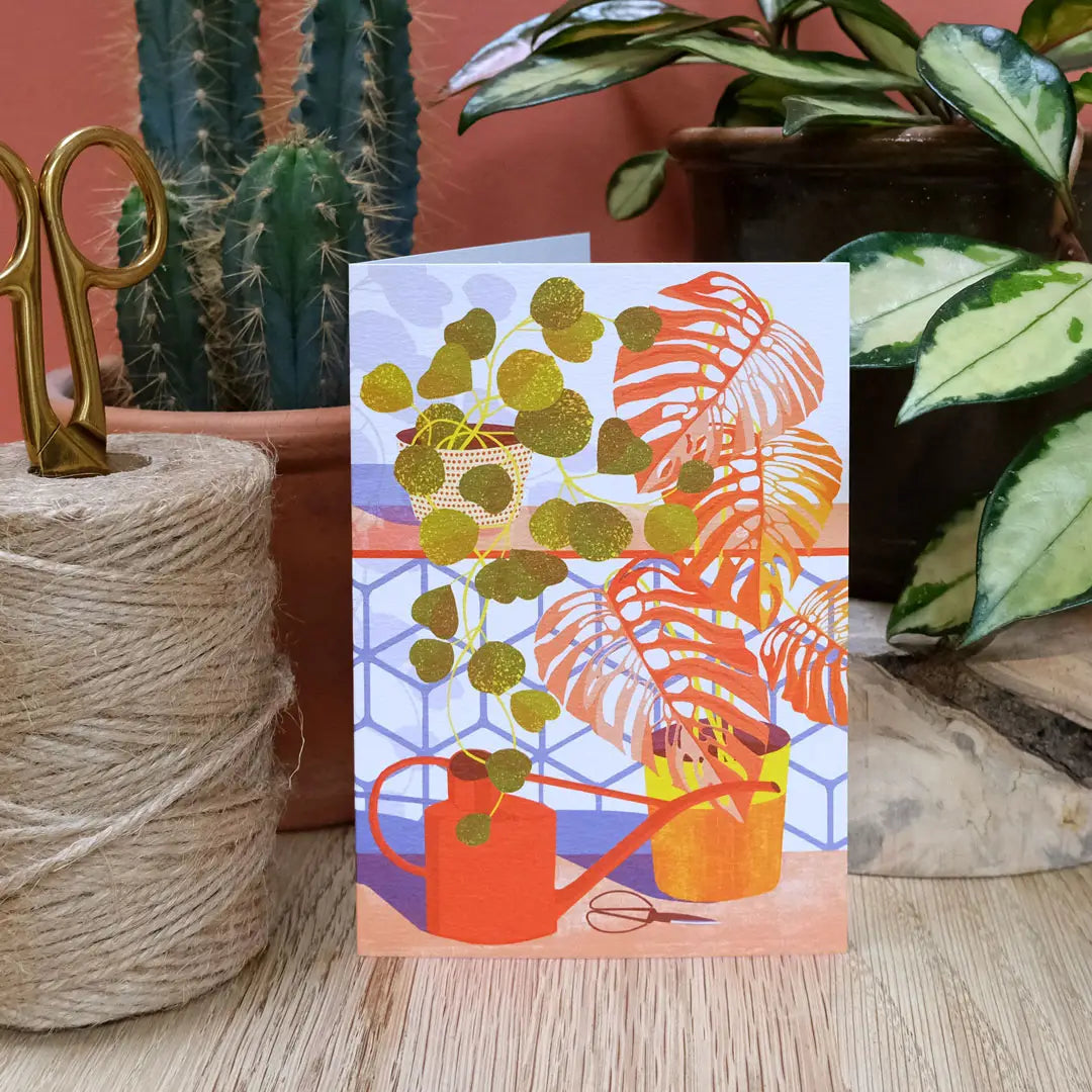 Hoya Plant Botanical Card