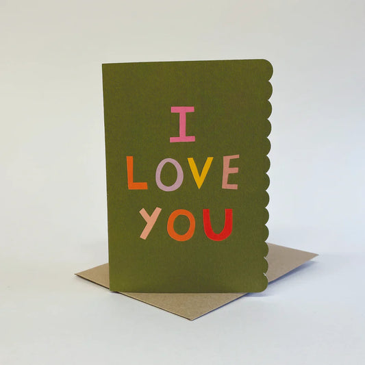 I LOVE YOU card