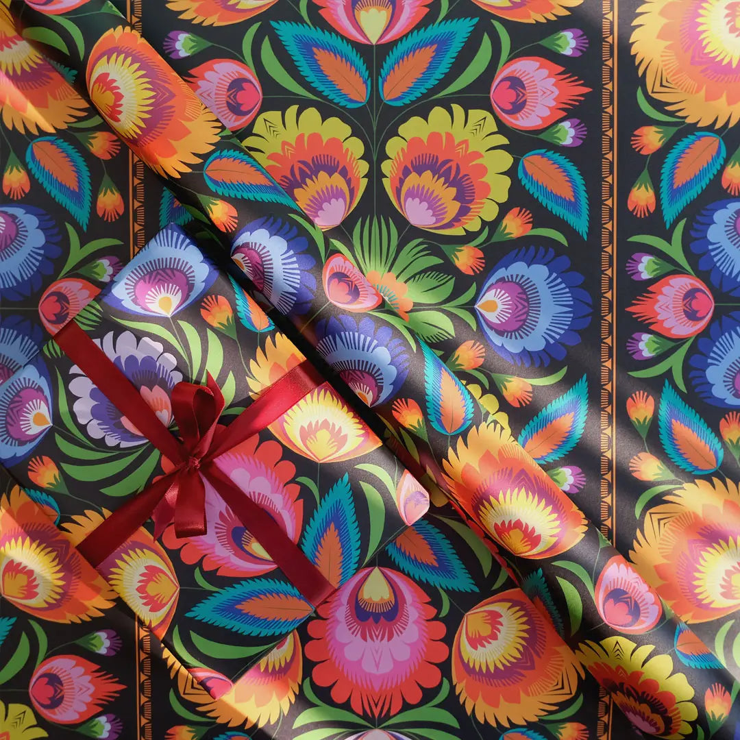 Wycinanki Folk Art Gift Wrap