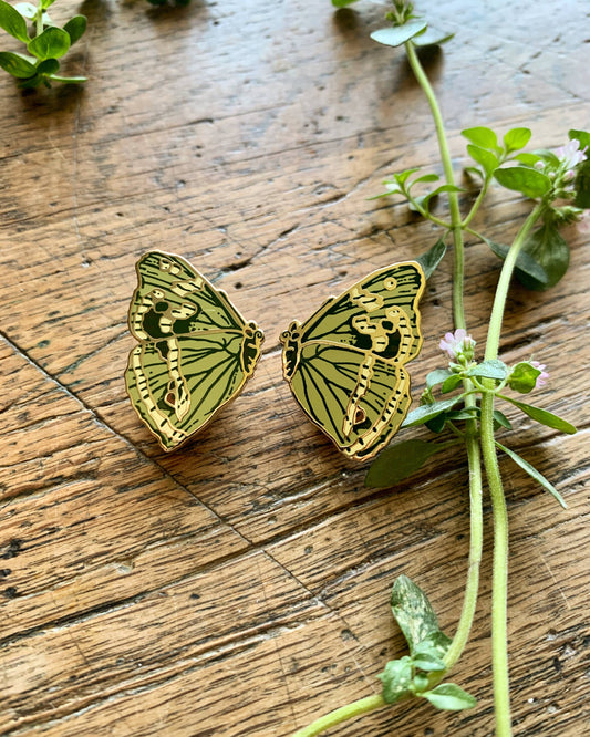 Butterfly Wings Entomology Enamel Pin Set