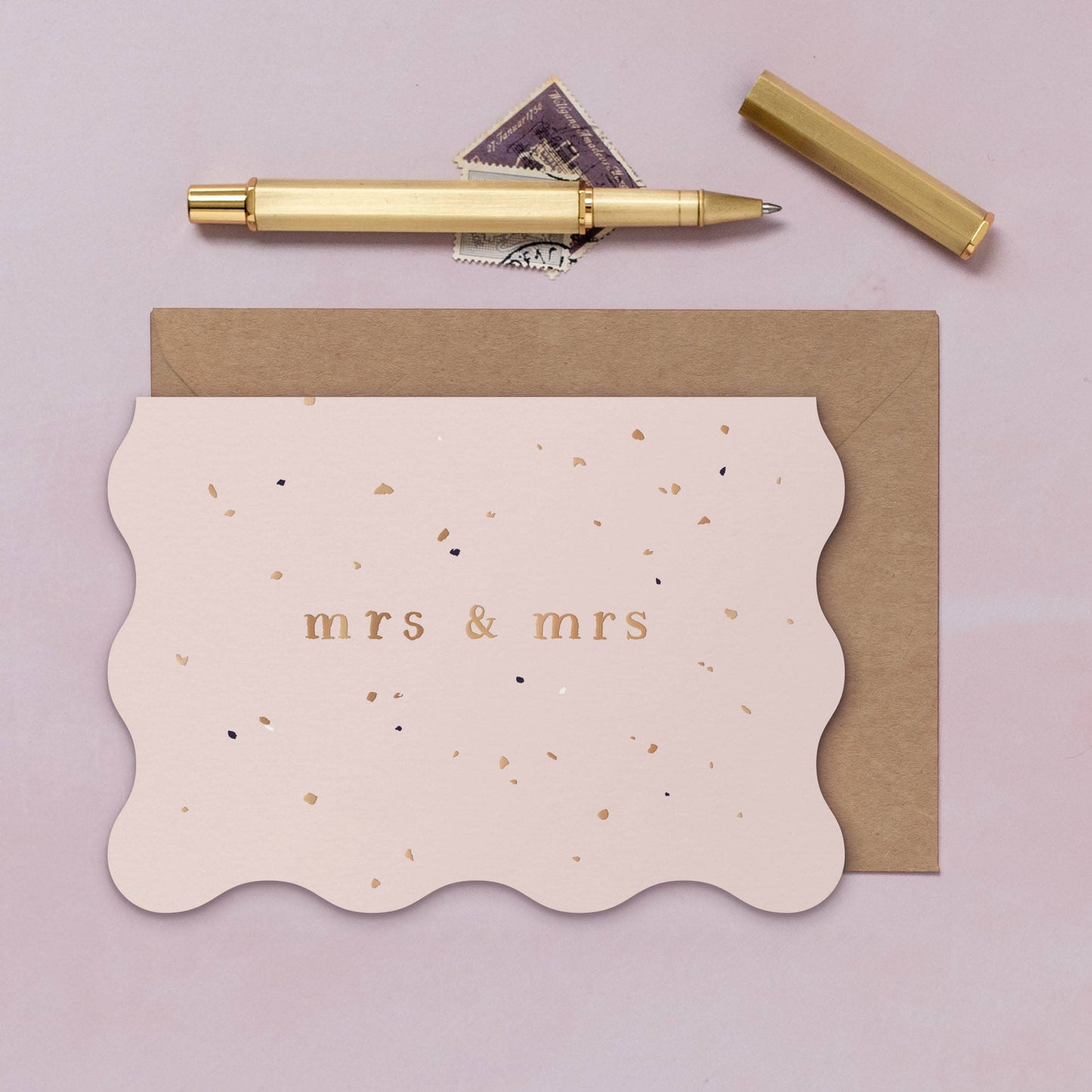 Mrs and Mrs Lesbian Wedding Card