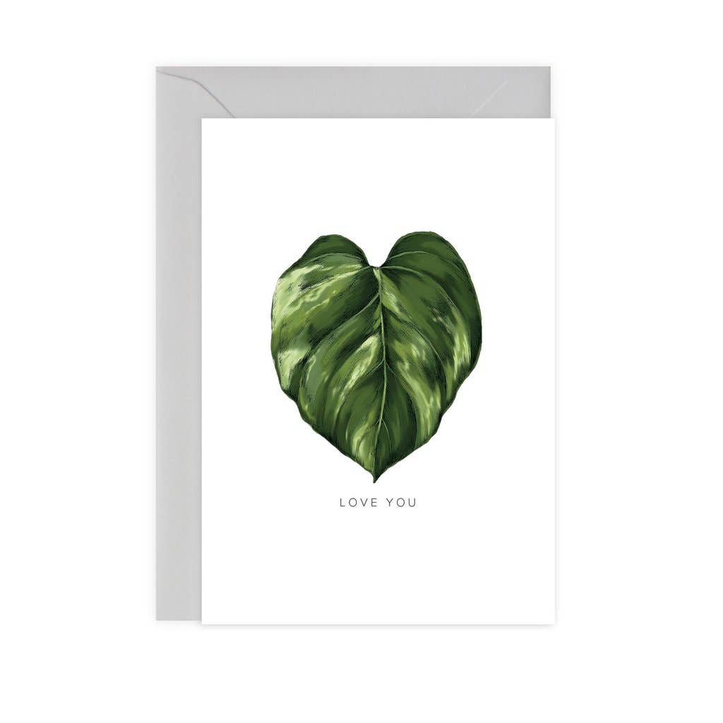 Love You Golden Pothos Leaf