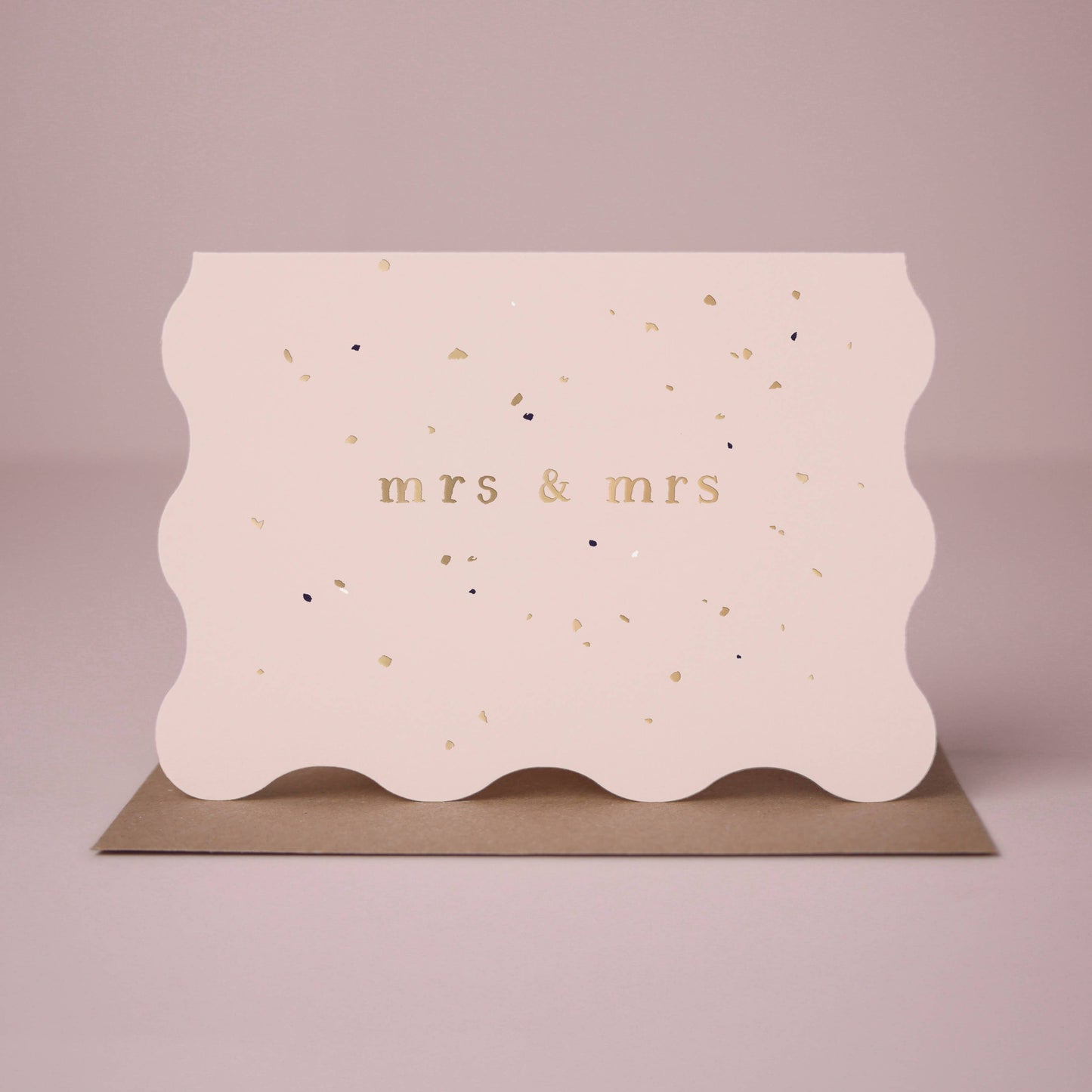 Mrs and Mrs Lesbian Wedding Card