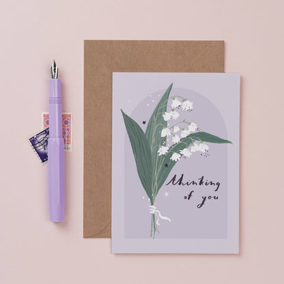 Thinking of You Flowers Card