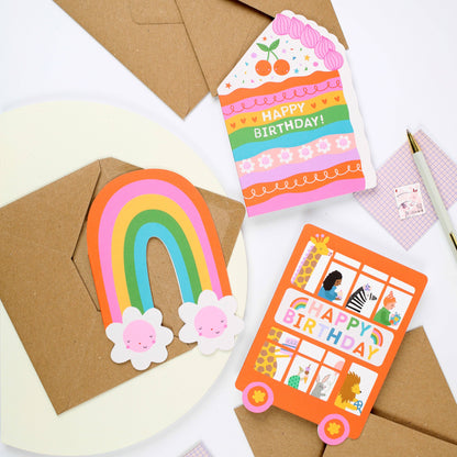 Cake Die Cut Birthday Card