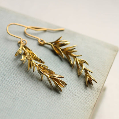 Rosemary Leaf Earrings